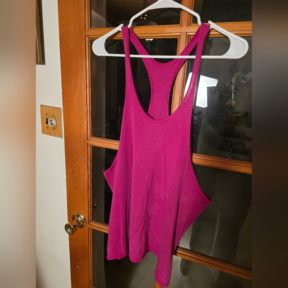 International Muscle Pink Sleeveless Vintage Muscle Top